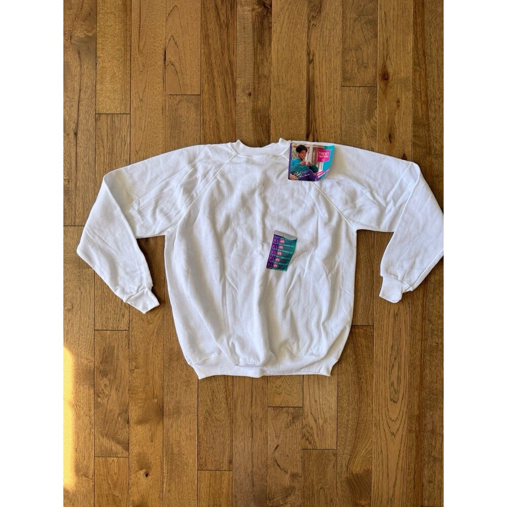 Vintage Hanes Her Way Crewneck Sweatshirt Adult XL Blank USA